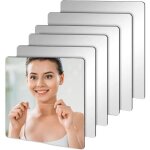 6 pi�ces miroir mural autocollant autocollant mural d�corative auto adh�sifs miroir acrylique antid�flagrant ...