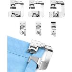 6 pi�ces pied de biche machine a coudre 3 pieds � ourlet roul��troit (3 / 4 / 6 mm) 3 pieds presseurs ...