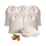 6 pices pochette tissu cordon de serrage 20x30 cm pochon tissu coton grand sachet toile de jute sac ...