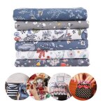 6 pices tissu de coton floral 197 x 157 pouces tissu de coton doux et confortable tissu gris clair patchwork ...