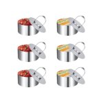 6 picescercle a patisserie emporte piece rond emporte piece patisserie cercles prsentation cercles ...
