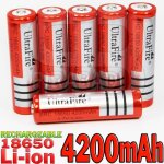 6 piles accu rechargeable brc 18650 li - ion 3. 7v 4200mah battery batterie ? pro ? 6 piles accu rechargeable brc 18650 li - ion 3. 7v 4200mah battery batterie ? pro ?