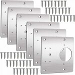 6 plaques de r�paration pour charni�res adapt�es aux charni�res et portes de meubles de cuisine.