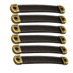 6 poign�es poign�es noires pour meubles de cuisine poign�es de porte de placard entraxe de 128 mm