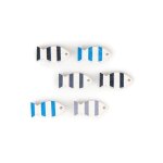 6 poissons en bois décoratifs bleus et gris 3 x 2 cm - blanc 6 poissons en bois décoratifs bleus et gris 3 x 2 cm - blanc
