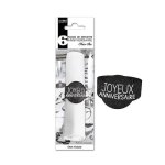 Ronds de serviette - anniversaire - noir - lot de 6 - carton - paillettes