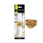 Ronds de serviette - anniversaire - or - lot de 6 - carton - paillettes