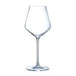 6 verres  pied 38cl ultime - cristal darques - verre ultra transparent moderne
