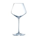 Verre  pied - cristal darques - ultime - lot de 6 - 42cl - cristallin transparent