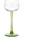 6 verres  vin dalsace motif cigogne