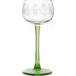 6 verres  vin blanc motif farandole (hansi)