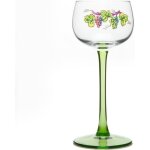 6 verres � vin dalsace motif vignoble