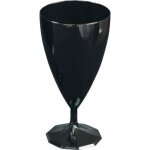 6 verres � vin �b�ne 15 cl noir