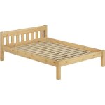 Lit adulte pin massif naturel design scandinave 180x200 y compris sommier � lattes 60. 38 - 18
