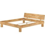 Lit adulte en htre naturel moderne 180x220 king size cadre de lit sans literie 60. 80 - 18 - 220or