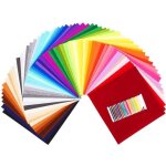 60 diffrents couleurs non tiss doux feuille de feutrine 30 * 30cm 60 pcs et 21 couleurs de fil  broder ...