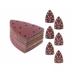60 patins abrasifs p40 - p240 pour ponceuses delta & triangulaires