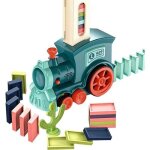 60 pcs jouet de train domino automatique train de pose domino avec lumire et son pour 3 ans et plus ...