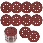 60 pi�ces disques abrasifs 125 mm / 5 pouces disque de pon�age grain 40 / 60 / 80 / 120 / 180 / 240 papier ...