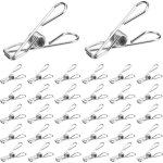60 pièces pince a linge acier inox pinces à linge en acier inoxydable epingle a linge pince à linge inox ... 60 pièces pince a linge acier inox pinces à linge en acier inoxydable epingle a linge pince à linge inox ...