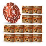 600 capsules compatibles nespresso pro - caf espresso forte bio - dosettes by caf royal