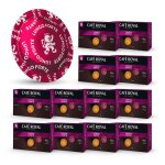 600 capsules compatibles nespresso pro - caf lungo forte - dosettes by caf royal