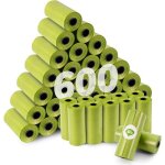 600 pi�ces sac a crottes chien 40 rouleaux sac a caca pour chien avec distributeur chien portable et ...