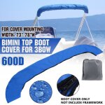 Housse de stockage bimini - marine - g71263 - 600d polyester - hydrofuge - rsistant aux uv