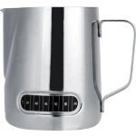 Pichet mousseur  lait en inox 600ml avec affichage de la temprature - gris