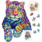 602210 - puzzle en bois animaux : tigre a3 - 161 pcs - formes uniques - puzzle adultes - boite cadeau ...