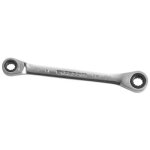 Cls polygonales  cliquet droites - facom - 64. 1 / 4x5 / 16 - acier - mcanisme rversible - angle ...