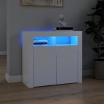 64698®unique buffet bahut vaisselier - joli enfilade buffet avec lumières led blanc 80x35x75 cm placard ... 64698®unique buffet bahut vaisselier - joli enfilade buffet avec lumières led blanc 80x35x75 cm placard ...