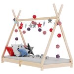 6552�chez bingo neuf cabane lit enfant luxus - cadre de lit denfant bois de pin massif 70x140 cm esth�tique ...