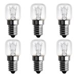 6pcs ampoule four 25w 300 degres e14 ac 220v - 240v ampoule incandescence e14 120lm blanc chaud 2300k ...