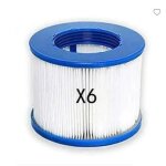 Filtre  cartouche - non spcifi - 6pcs - papier 120 plis - hauteur 80mm - diamtre 100mm