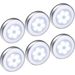6pcs lampe détecteur de mouvement veilleuse led sans fil lampe de placard pour escalier placard couloir ... 6pcs lampe détecteur de mouvement veilleuse led sans fil lampe de placard pour escalier placard couloir ...
