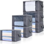 6pc sac rangement vetementcaisse boite rangement d�m�nagement pliablenon - tiss� sac de rangement sous ...