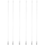 6pcs stores vénitiens la tige de rideau transparent accessoire de tige de traction pour store tige de ... 6pcs stores vénitiens la tige de rideau transparent accessoire de tige de traction pour store tige de ...