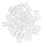 Colle de kratine pour extensions de cheveux - homyl - 6x50pcs - blanc