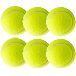 6x balles de tennis jaunes ? entra�nement & comp�tition ? tennis chiens lavable en machine
