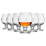 6x clair 390ml misket verres  cognac - brandy porto vin whisky gin ballon buvant petit verre gobelet ...