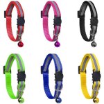 6x collier chats anti �tranglement chatons chiots r�glable r�fl�chissant avec clochette et boucle de ...