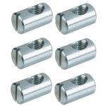 Ferrure dassemblage - acier - m6 - lot de 6 - 20mm - utilisation universelle Ferrure dassemblage - acier - m6 - lot de 6 - 20mm - utilisation universelle