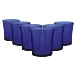 6x saphir 210ml lys verres gobelets - verre eau vin whisky gin jus cocktail verrerie  boire tasse ensemble ...