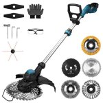 7 - en - 1 debroussailleuse � batterie electrique brushless 14800 rpm 980w coupe - bordures sans fil ...
