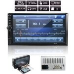7 2din autoradio bluetooth cran tactile usb fm mp4 mp5 lecteur stro in - dash
