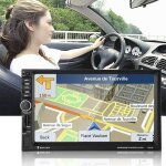 7 autoradio bluetooth car video mp3 mp5 player navigation gps bt �cran tactile radio fm moniteur arri�re ...