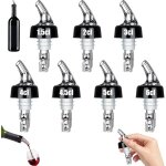 7 pcs bouchon doseur alcool 2cl / 1. 5cl / 3cl / 4cl / 4. 5cl / 5cl / 6cl bec verseur alcoolbouchon doseur ...