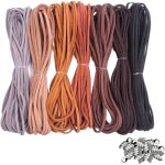 7 pices laniere cuir cordon cuir pour collier ficelle pour bracelet 7 couleurs utilis pour faire pour ...