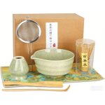 7 pi�ces matcha kit - avec fouet � matcha bol � matcha � buse support pour fouet tamis � matcha torchon ...
